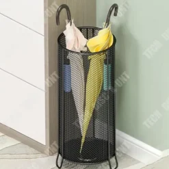 Paraplyställ - TD® - 19x49,3cm - Rostfritt stål - Stabil - Fast vattentank