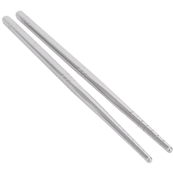 1 par ätpinnar i 304 rostfritt stål ätpinnar porslin bestick kökstillbehör 17,5 cm
