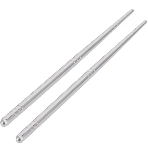 1 par ätpinnar i 304 rostfritt stål ätpinnar porslin bestick kökstillbehör 17,5 cm