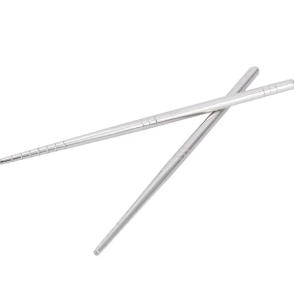 1 par ätpinnar i 304 rostfritt stål ätpinnar porslin bestick kökstillbehör 17,5 cm