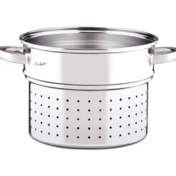 Pastakastrull rostfritt stål induktion Lamart LTSS2417