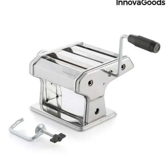 Pastamaskin - InnovaGoods - FRASHTA - Manuell - 3 skärvalsar - Justerbar tjocklek