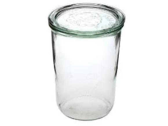 Patentglas Weck 850ml Ø10, 8xh14,7cm utan lock.