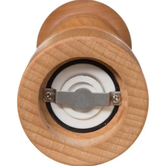 Peppar/saltkvarn - 5five - Manuell - Naturligt trä - Rostfritt stål - 20,5 cm