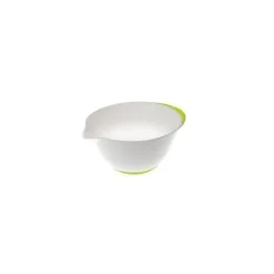 PETSKÅL 0 24 CM GRADERAD VIT OCH GRÖN HÄLLPIP AV PLAST - HALKHÅLLBAS - DIAMETER 24 CMS - SÄKER I DISKMASKIN...