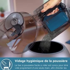 PHILIPS FC9729/09 Dammsugare PowerPro Expert påslös släde - 900W - TriActive Borste - Allergifilter