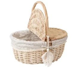Picknickkorg WILLI TASSEL 40x32xH17/40cm