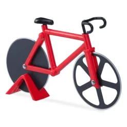 Pizzaskärare, cykelformad, 11.5x18x3 cm