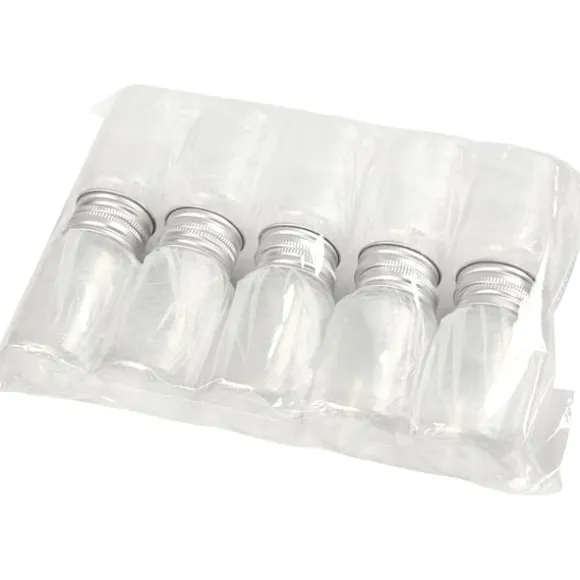Plastburk med lock - 13-100 ml - 80 st