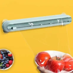 Plastfolie Aluminiumfolie Dispenser Skärare med Sugkoppar