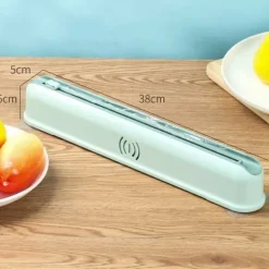 Plastfolie Aluminiumfolie Dispenser Skärare med Sugkoppar