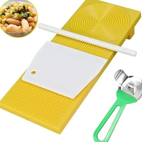 Plast Gnocchi Boards Verktyg för att göra makaroner Pasta och Gnocchi Maker Cutter Kavel manuellt köksredskap