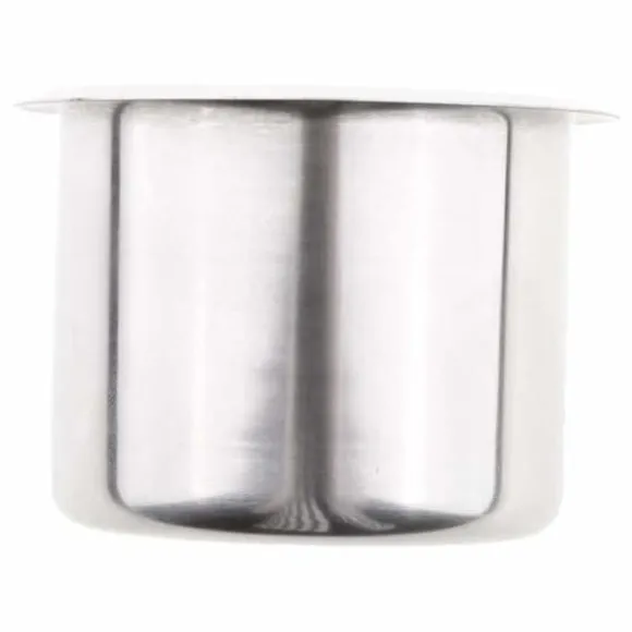 Pofet - AUZ4512 - Set med 4 universal mugghållare i rostfritt stål för pokerbord, soffa - 68 x 55 mm