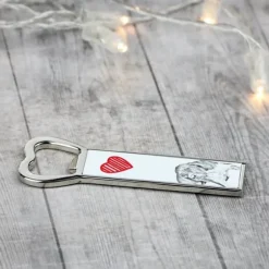 Pointer I - flasköppnare med en hund, personlig kylöppnare, unik present till en man från Art-Dog