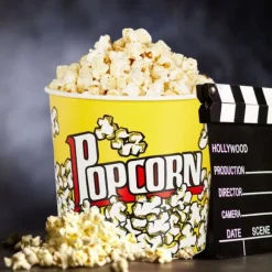 Popcornhink Set, 17,5x18 cm, Gul