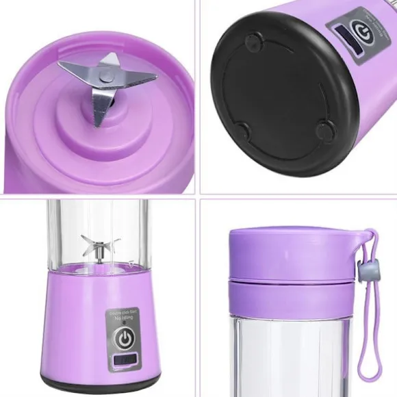 Portabel USB Juice Mixer (380ml) - Lila
