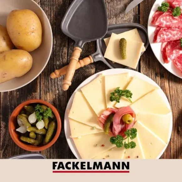 Potatisstöt med dubbel spak och 3-stiftsgaffel - FACKELMANN - För potatis