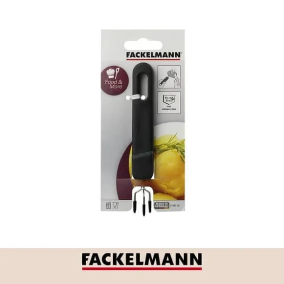 Potatisstöt med dubbel spak och 3-stiftsgaffel - FACKELMANN - För potatis