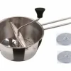 Pressa puré - INOXIBAR - Grönsaksfräs - Inox - 2 skivor på 15 cm - Diskmaskinskompatibel