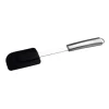 Probus - Ergonomisk raclette för bakning i rostfritt stål och silikon, rund handtag, diskmaskinsvänlig, 30 cm, Svart