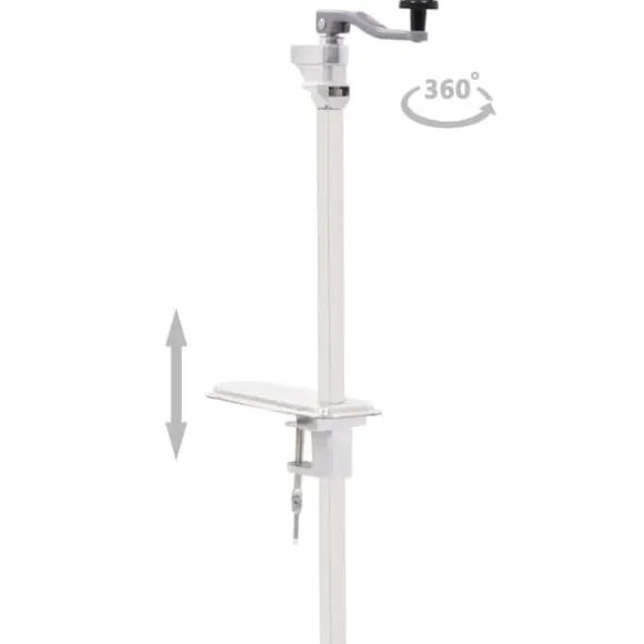 Professionell konservöppnare i aluminium & rostfritt stål | Längd: 70 cm | Höjd: 55 cm