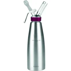 Professionell siphon i rostfritt stål - GOBEL - GL338 - 3 munstycken inkluderade - Norm NF D21-901 - Rostfritt stål 18/8