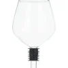 Propp i form av ett vinglas - H 13 cm Transparent