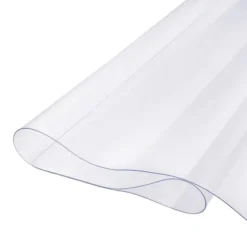 PVC bordsskydd 54x54 tum, klart plast skrivbordsskydd, 1,5 mm tjockt, hållbart och vattentåligt