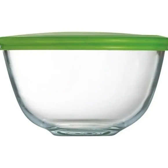 PYREX Beredningsskål + plastlock 14 cm transparent