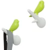 Qualy design Bird Hooks - set of 2 (Vit/Grön)