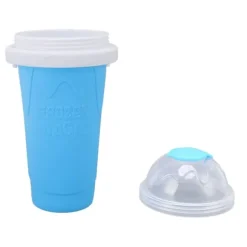 Quick Smoothies Cup Snabbfryst Smoothies Cup Hemlagad Milk Shake Glassmaskin för Family Blue