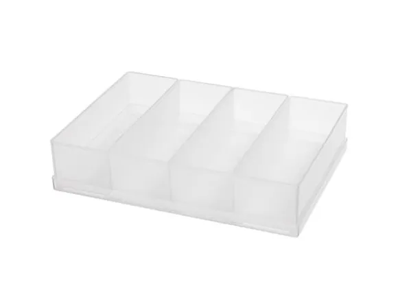 raaco 136457, Set med avdelare, Transparent, Polypropylen (PP), 220 mm, 160 mm, 47 mm