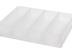 raaco 136457, Set med avdelare, Transparent, Polypropylen (PP), 220 mm, 160 mm, 47 mm