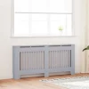 Radiatorlock 2 pcs Grå 172 x 19 x 81,5 cm Konstruerat trä