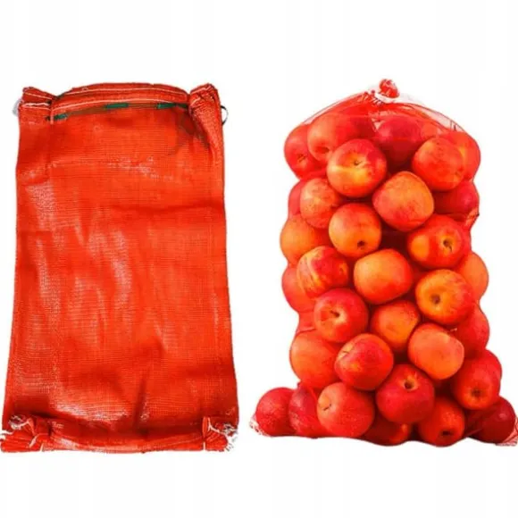 Röd raschelpåse 60x90 cm 30-35 kg 100 stycken