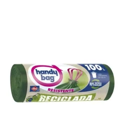 RECYCLED HANDY BAG resistant garbage bag 100 liters 10 u