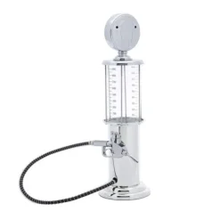 Relaxdays Distribuitör för alkoholhaltiga drycker, öl, etc., rolig, i plast och silikon, 900 ml, kromad