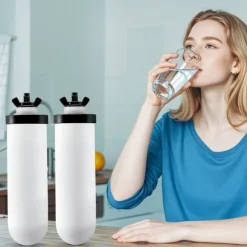 Reningsvattenfilter byte 2-pack, effektivt filtreringssystem för Gravity Filter, hög kvalitet, enkelt byte, säkra och rena vattenlösningar
