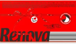 Renova Avtagbara vävnader Röd 80st
