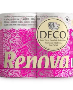 Renova Deco Vit Doft Toalettpapper 4-lagers 140 ark 4 rullar
