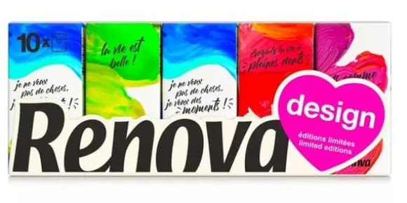 Renova Festliga fickservetter 10x9 st
