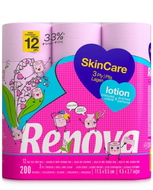 Renova hudvårdslotion 12R toalettpapper