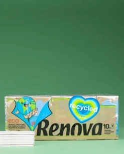 Renova Recycled Pocket Wipes 10x9 st