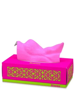 Renova rosa avtagbara näsdukar 80 st