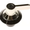 Retro krom gasknopp för SMEG spis 5760892 - CP60X - SCB92MPN - BVMParts