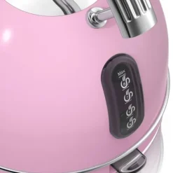 Retro vattenkokare, 1,8 L, BPA-fritt rostfritt stål, dolt motstånd, sladdlös SWAN SK14630PNEU 3000W Rosa 61802