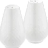 Rhombe Salt- och Pepparset, H 7cm - Lyngby Porcelæn
