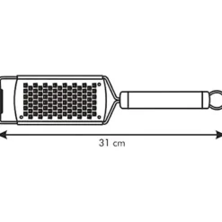 Rivjärn - Tescoma President X-Sharp - Storlek M - Vass Kniv - Rostfritt Stål - Antiglidande