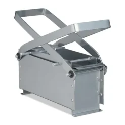 Robust brikettpress för silverpapper