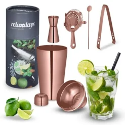 Robust cocktailshakerset med 5 delar